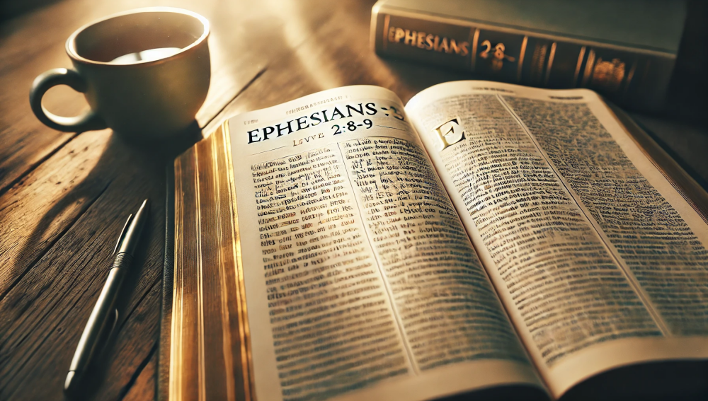 Open Bible Ephesians 2:8-9 Faith and Works