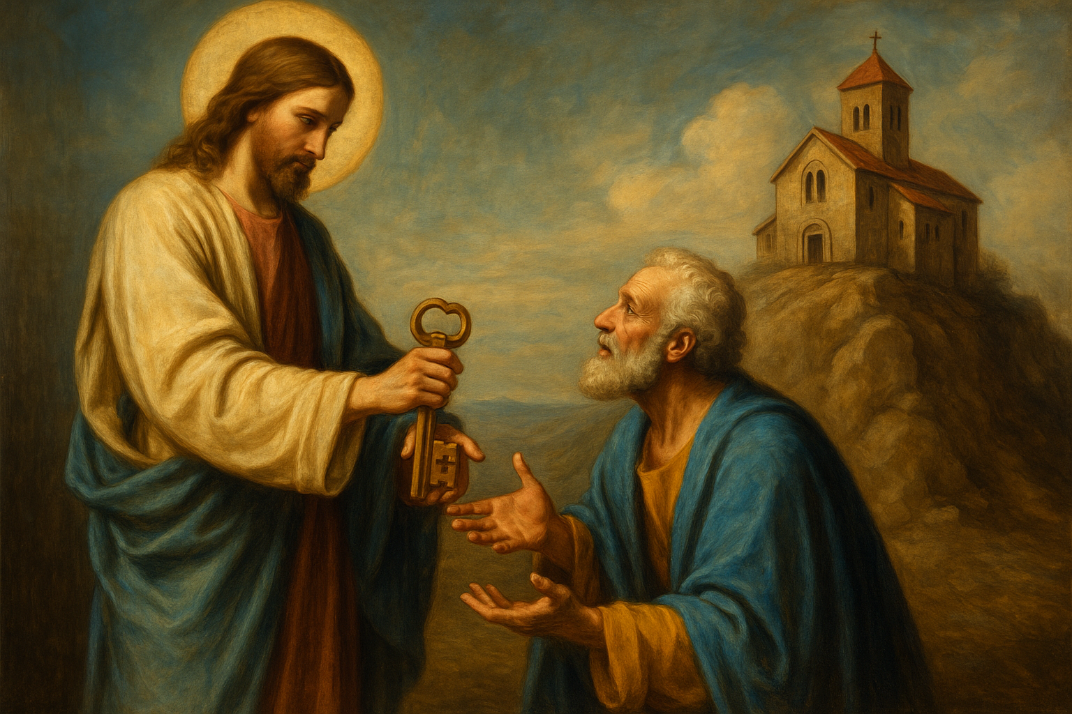 Jesus-Peter-Keys-to-the-Kingdom